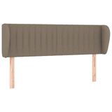 VidaXL Hoofdbord Taupe 147x23x78/88 cm Stof