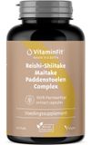 VitaminFit Reishi & Shiitake & Maitake Paddenstoelen Complex Capsules - 100% Natuurlijk & Plantaardig - 60 Capsules