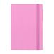 Legami - Weekplanner met notebook, 12 maanden medium, dagboek van januari 2025 tot december 2025, sluiting met elastiek, maandplanner januari 2026, laatste tas, adresboek, 12 x 18 cm, bubblegum