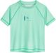 Playshoes Badeshirt dermobeschermend shirt, uniseks, kinderen (1 stuk), Surfplank, mint
