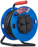 Enrouleur 50 mètres IP44 H05VV-F 3G1,5 230V 3000W Bleu