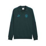 PUMA Manchester City King Drill Crew sweatshirt blauw / donkergroen