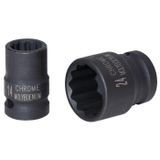 KS Tools 515.0904 1/2" Dopsleutel, twaalfkant, kracht, kort, 9/16"
