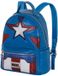 Karactermania Captain America Sac à dos Cuir artificiel Bleu