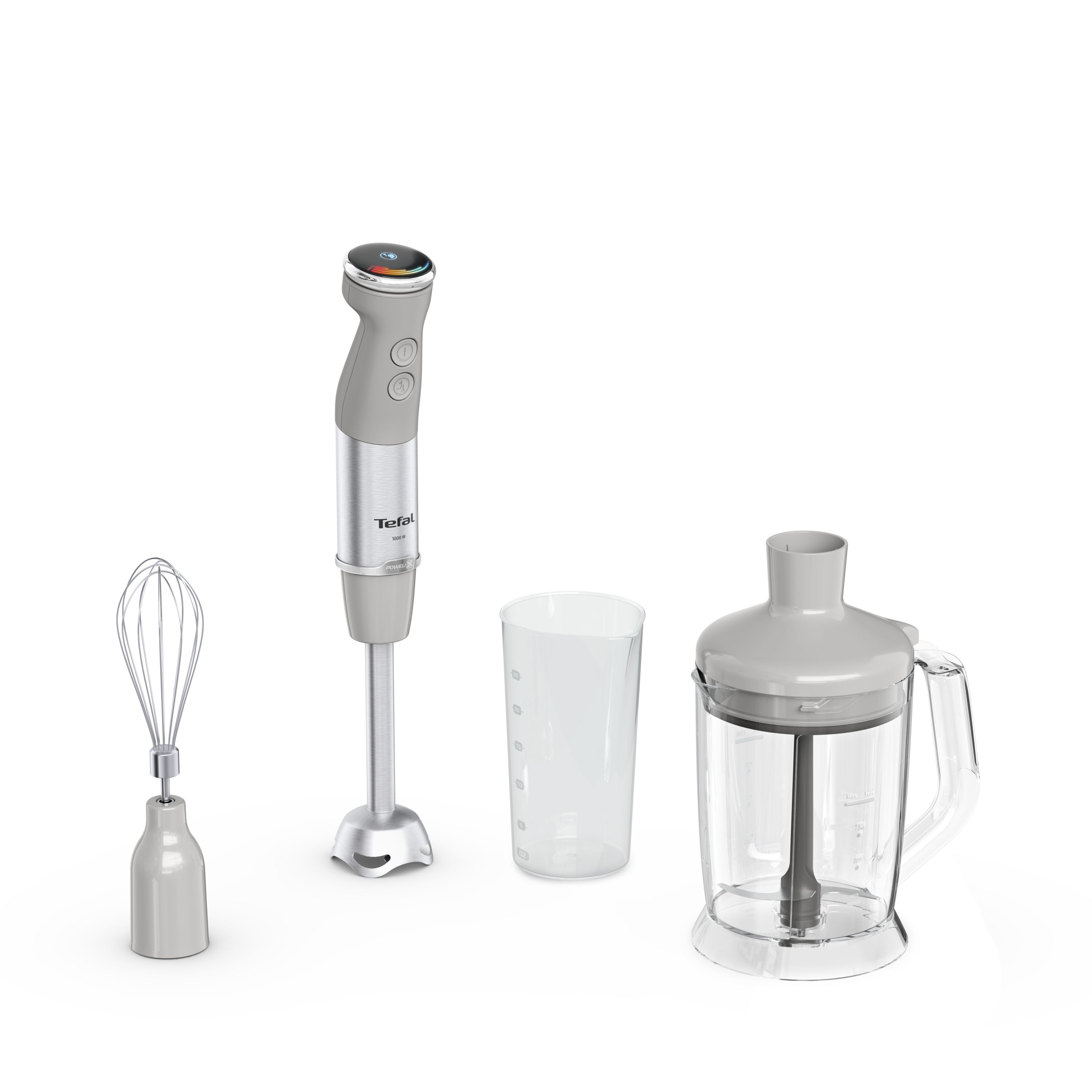 Tefal Quickchef+ HB67MB Staafmixer - 5-in-1 XL - 1000W - Zwart/RVS