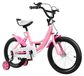 Vélo enfant 16 pouce avec roues stabilisatrices, adapté aux enfants de 5 à 8 ans