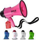 Pyle Megafoon - 30 Watt Draagbare Luidspreker Microfoon - Toeter met Sirene - PA-Geluid - Inklapbare Handgreep