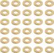 Allecto Rondelles plates en laiton pour machine à laver, quincaillerie en cuivre, convient pour M1.2, miniature, cuivre/laiton, 50 pièces