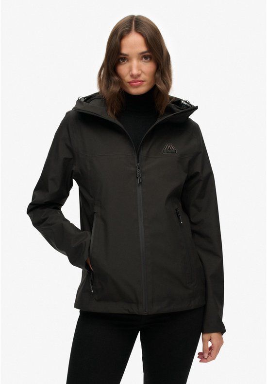 Superdry Waterdichte Jas Dames Zwart