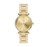 Fossil ES5465 Vrouwen Horloge 35 mm Goudkleurig