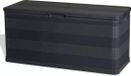 Merkloos Tuinkast Opbergbox - Zwart - 280L