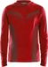 Craft Pro Control Seamless Jersey Jr - Bright Red - 122/128