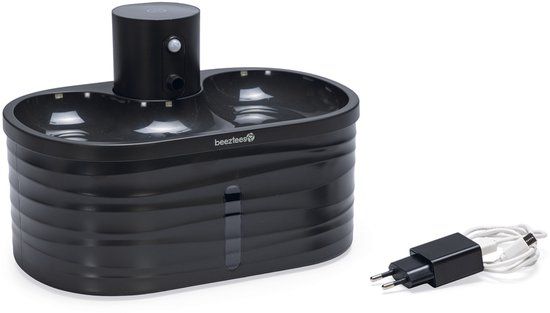 Beeztees Sef Drinkfontein Kat 2.5L - Draadloos tot 80 dagen - Antraciet - Sensor