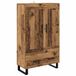 vidaXL Highboard Oud Hout 69,5 x 31 x 115 cm Bewerkt hout