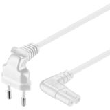 Goobay Câble d'alimentation CEE 7/16 / IEC 60320 C7 de 2 m