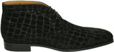 Magnanni 26848 THUNDER Nette herenschoenenBusiness half-hoog Zwart Suède Rubber G 46