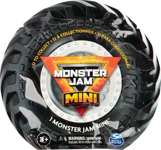 Monster Jam - Mini Gold Dragon Mystery-monstertruck - Speelgoedvoertuig - Schaal 1:87