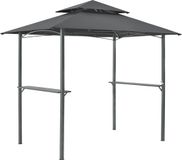 en.casa Steakhouse BBQ paviljoen 250x241x151 cm brandvertragend