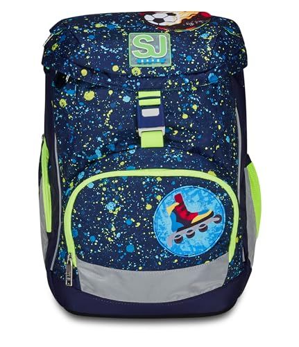 SJ Gang Schoolrugzak Updown Soft, Groen, Fluo Snow