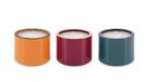 Remember GS01 Kaarsenhouder Glas Blauw, Oranje, Rood