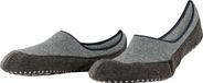 FALKE Cosyshoe Noppen op de zool wol huissokken heren grijs - maat 41-42