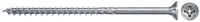 Fischer Power-Fast II FPF II CZP 5 x 40 mm BC verzonken kop met kruiskop PZ2 deeldraad galvanisch verzinkt blauw gepassiveerd - 670414