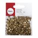 Rayher 3926906 pailletten, 6 mm, gebogen, SB-Btl. 500 stuks, goud