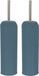Toiletborstel met houder - 2x stuks - rond - beige - Taupe