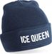 Bellatio Decorations Ice queen muts - unisex - one size - Navy - wintermuts