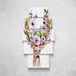 Homemania Wandfoto, 5 dieren per woonkamer, meerkleurig, 100 x 3 x 60 cm, HM205PKNV-156, polyester, hout