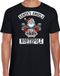 Bellatio Decorations Northpole Fout Kerstshirt / Kerst t-shirt Santas angels zwart voor heren - Kerstkleding / Christmas outfit M