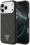 Guess CG MOBILE Guess Logo triangulaire 4G compatible avec coque MagSafe pour iPhone 18 Pro Max / 17 Pro Max (noir/argent)