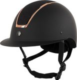 BR - Rijhelm Omega Painted Glitter - Zwart / Rose Gold - M - 55/57