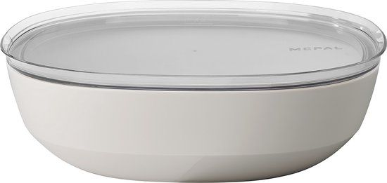 Mepal Silueta Serveerschaal met deksel - 4000 ml - Nordic white