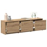 vidaXL TV Kast Artisan Eiken Bewerkt hout