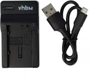vhbw USB-C-oplader compatibel met Canon Legria FS100, FS10, FS200, FS19, FS11, FS21, FS20 camera/camcorder - oplaadstation + USB-C-kabel met oplaadindicator
