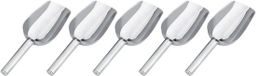 OEM Shenzhen Haorui Industrial Technology Co., Ltd. Set van schepjes-tongen van roestvrij staal voor bruiloft Buffet Bar Home Keuken - 5 stuks