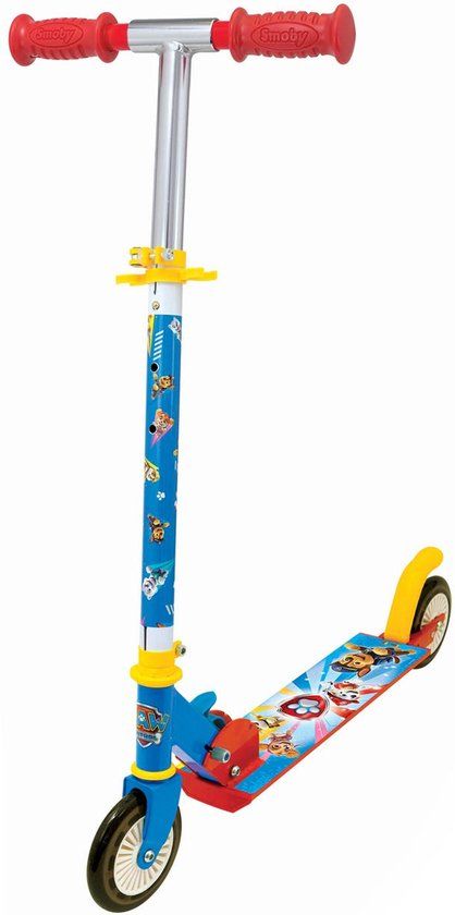 Smoby Paw Patrol Foldable Scooter - 2 Wheels - Adjustable Height - 20kg Max.