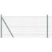Acier et PVC Clôture avec poteau vert 0,8 x 25 m