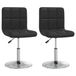 VidaXL Eetkamerstoelen 2 stuks kunstleer zwart