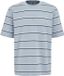 WE Fashion Heren relaxed fit T-shirt met strepen