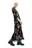 Desigual Jurk 'Poppy M. Christian Lacroix' hemelsblauw / groen / lila / zwart