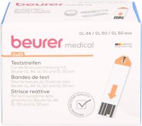 Beurer GL 44/50/50 evo Teststrips voor Bloedsuikermeter - 50 Stuks - Codevrij