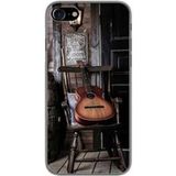 Apple iPhone SE 2020/2022 Bedrukt siliconen hoesje Guitare