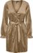 VERO MODA VMLINDA L/S BUTTON SHORT DRESS WVN EXP Robe courte femme Tobacco Brown