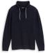 Tom Tailor - Snood Gebreide trui in gemêleerde look - Maat XL - navy melange neps