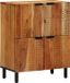 vidaXL Dressoir met plank Bruin 60 x 33 x 75 cm Massief Mango Hout
