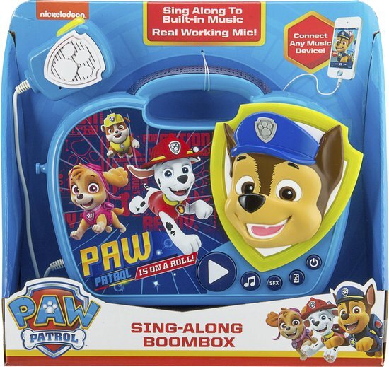 ekids PAW Patrol - Portable karaoke set met mircofoon | MP3 | PW-115