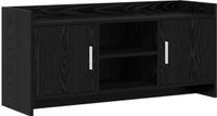 vidaXL TV-kast 102 x 33 x 47 cm Zwart eiken Bewerkt hout
