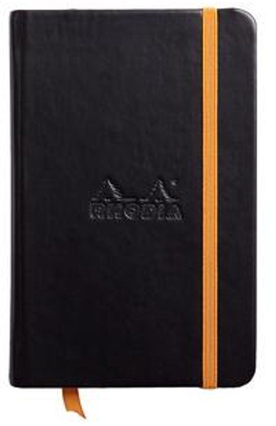 Rhodia 118642C schrijfblok & schrift A6 96 vel Zwart